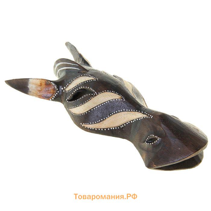 Маска дерево "Зебра" 30х10,5х5 см