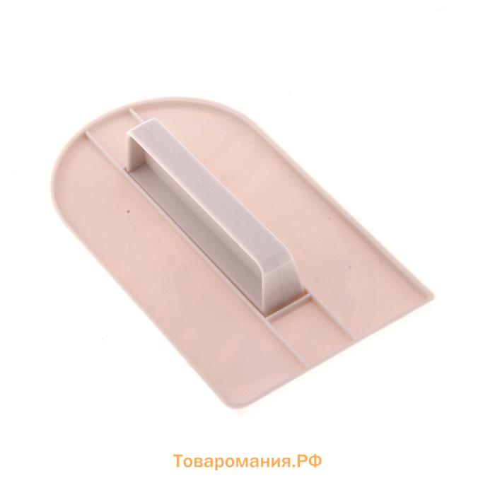 Шпатель кондитерский KONFINETTA, 15×8×2.5 см, с ручкой, белый