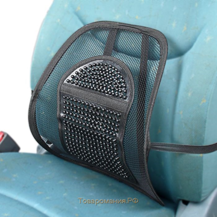 Ортопедическая спинка на сиденье TORSO с вертикальным массажером, 38×39 см