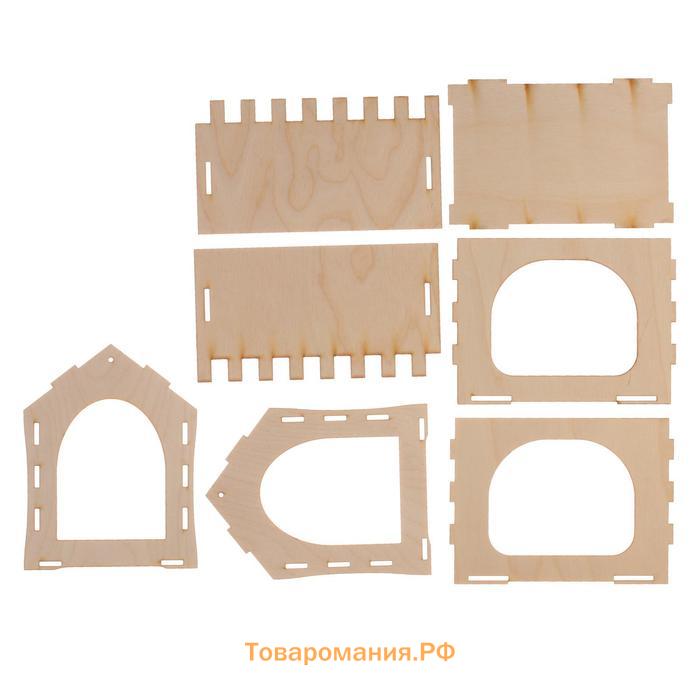 Деревянная кормушка своими руками для птиц «Комплект-А», 14×17.5×19 см, Greengo