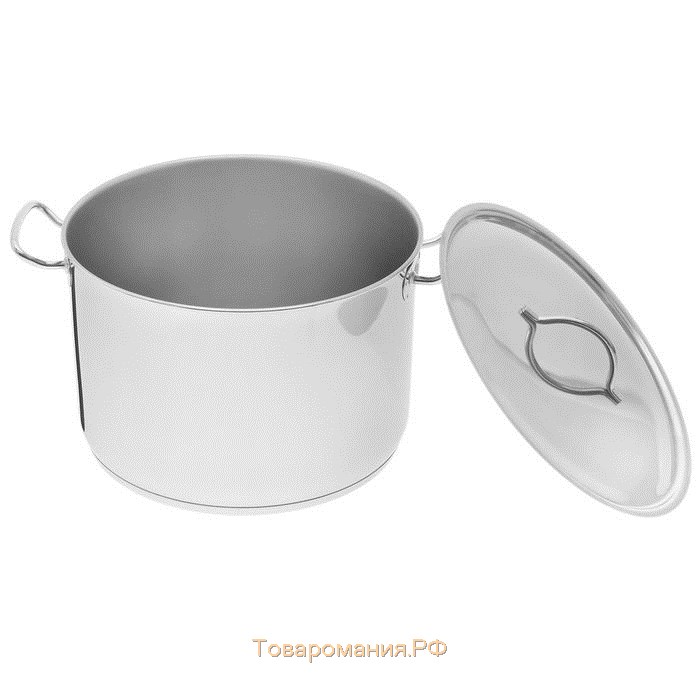 Кастрюля цельнотянутая, 16 л, d=31,6 см, капсульное дно, индукция