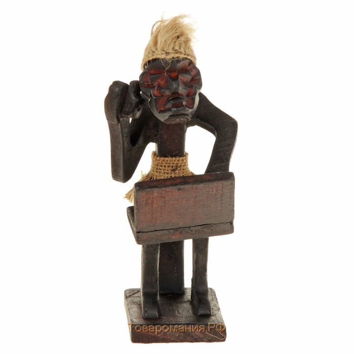 Сувенир «Абориген-айтишник», 14.5×8.5×6.5 см, дерево