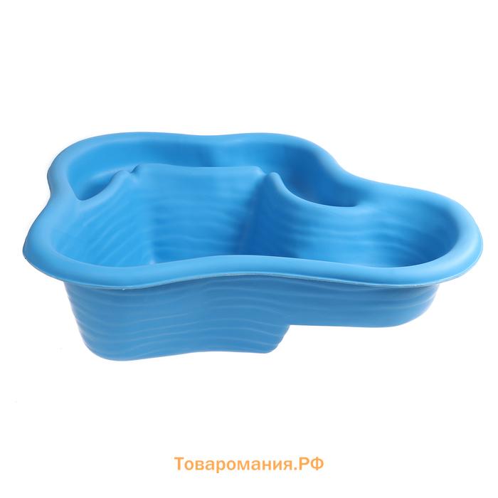 Пруд садовый пластиковый, 150 л, синий