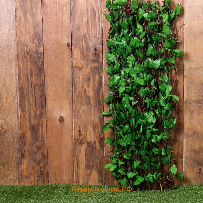 Ограждение декоративное, 120×40 см, «Виноград», Greengo