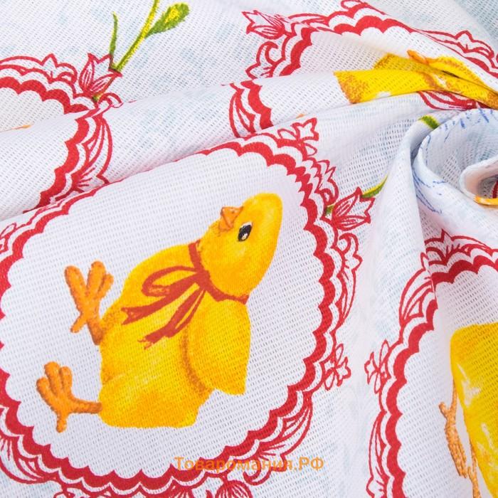 Скатерть «. Пасха», 145×144 см, 100% хлопок, рогожка, 164 г/м²