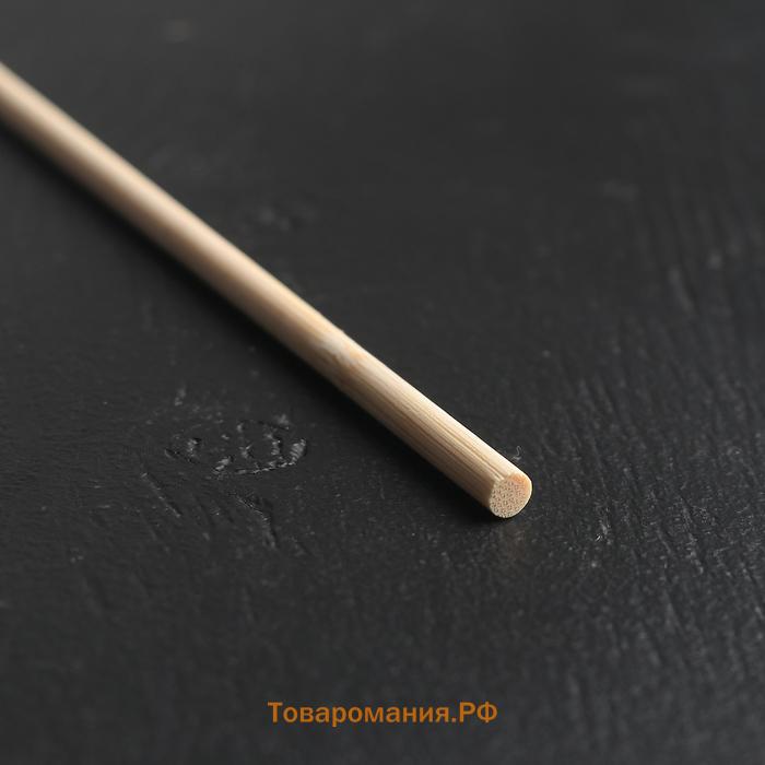 Палочки-дюбели для кондитерских изделий , 30 см, d=5 мм, набор 20 шт., дерево