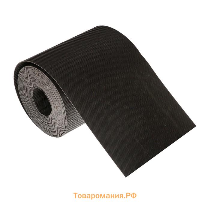 Лента бордюрная, 20 см×10 м, толщина 1.2 мм, пластиковая, коричневая, Greengo