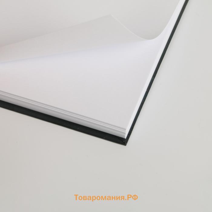Скетчбук в твердой обложке на гребне А5, 80 л. 100 г/м «Единорог»