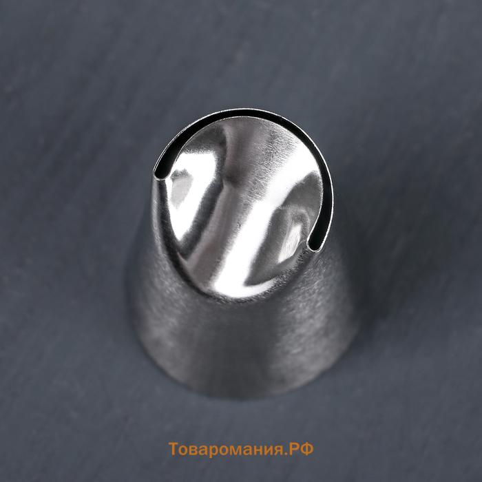 Насадка кондитерская KONFINETTA «Хризантема», d=3.4 см, выход d=2.5 см, нержавеющая сталь