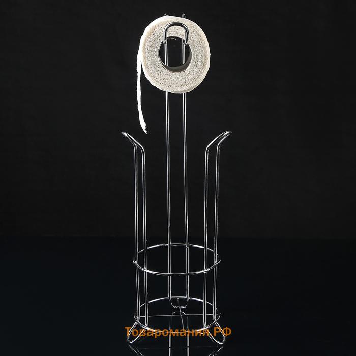 Держатель - стойка для туалетной бумаги , 14.5×15×48 см