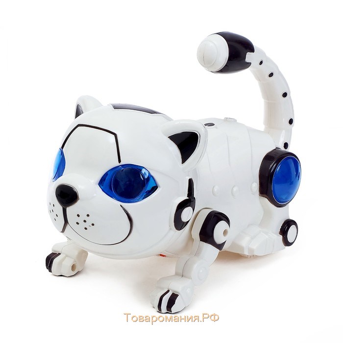 Игрушка-робот «Кошка», работает от батареек, световые и звуковые эффекты, МИКС