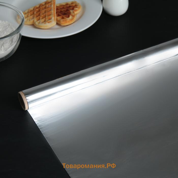 Фольга пищевая алюминиевая «», 29 см × 10 м, 9 мкм