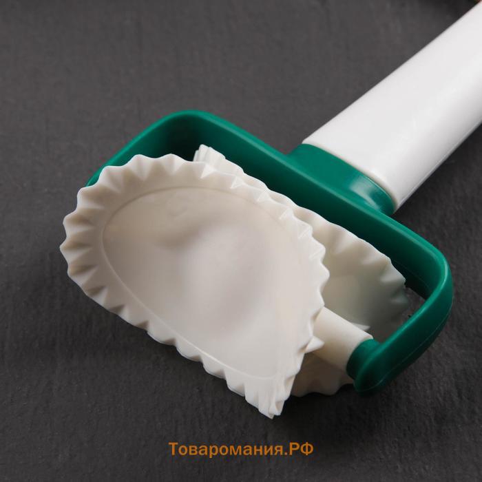 Валик для нарезки из теста KONFINETTA, 16.5×8×4 см, белый