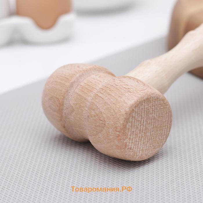 Молоток для отбивания мяса деревянный , бук