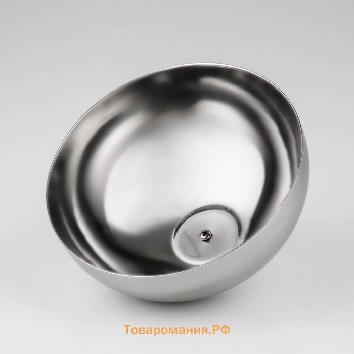 Крышка-Клош, 20×20×14 см, круглая, нержавеющая сталь