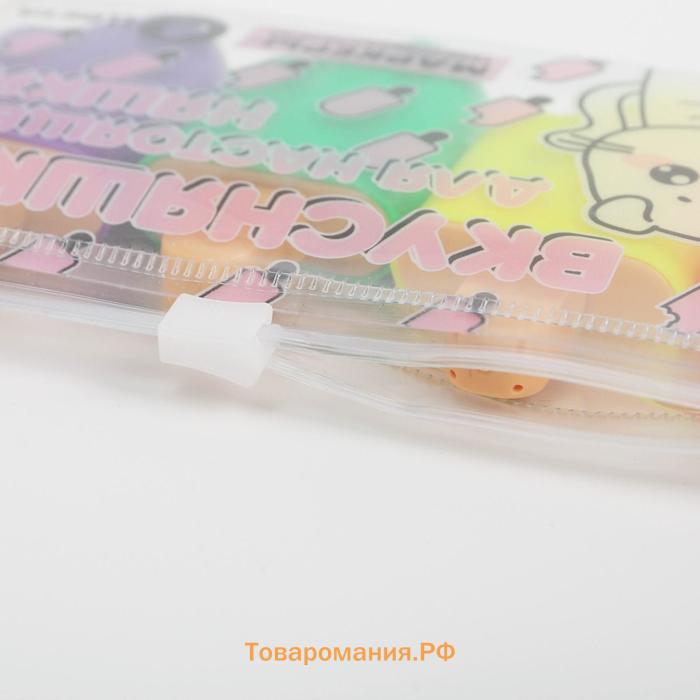 Текстовыделитель, набор из 4 шт., мини «Вкусняшки для настоящей няшки», МИКС