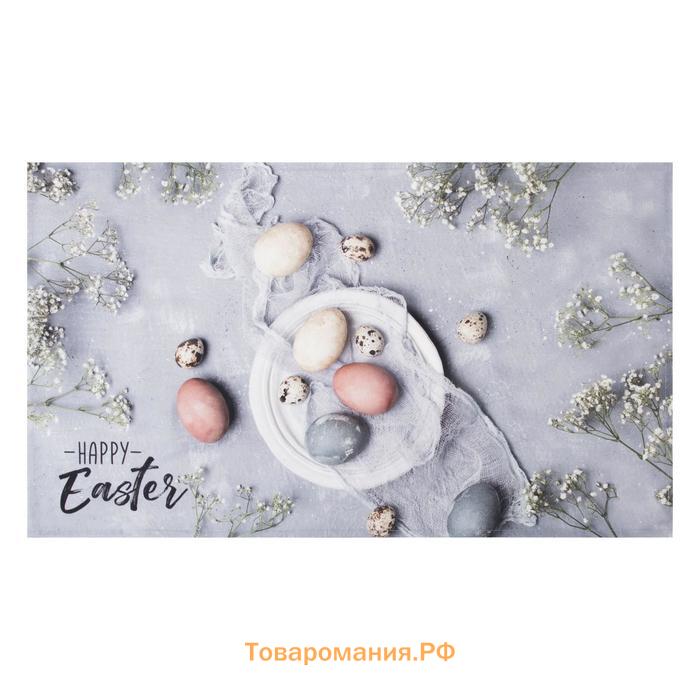 Полотенце  «C Пасхой» 40×73 см, 100% хлопок, саржа 190 г/м²