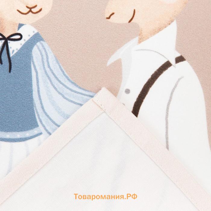 Полотенце  «Тепла и любви» 40×73 см, 100% хлопок, саржа 190 г/м²