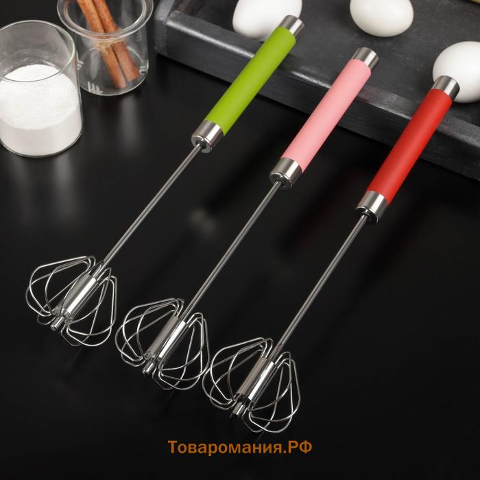 Миксер механический  Color, 30 см, нержавеющая сталь, МИКС