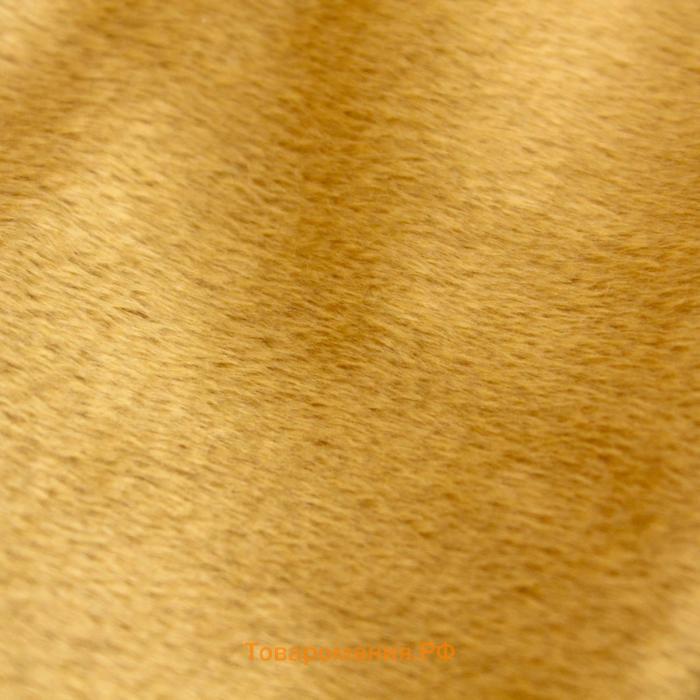 Трикотаж костюмный, гладкокрашенный, ширина 160 см, цвет светло-коричневый