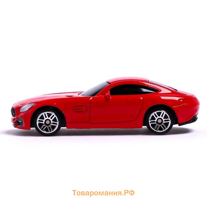 Машина металлическая MERCEDES-AMG GT S, 1:64, цвет красный