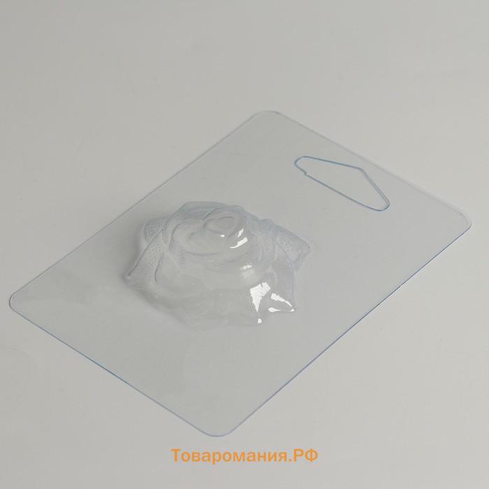 Пластиковая форма для мыла «Изящная роза» 6 × 5 см