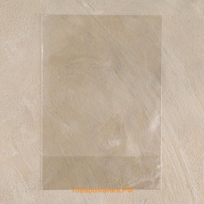 Пакет полипропиленовый фасовочный, с донной складкой, прозрачный, 11×16×3 см