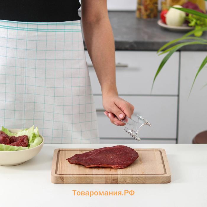 Молоток для мяса  «Хозяин», 19.5 см, серый