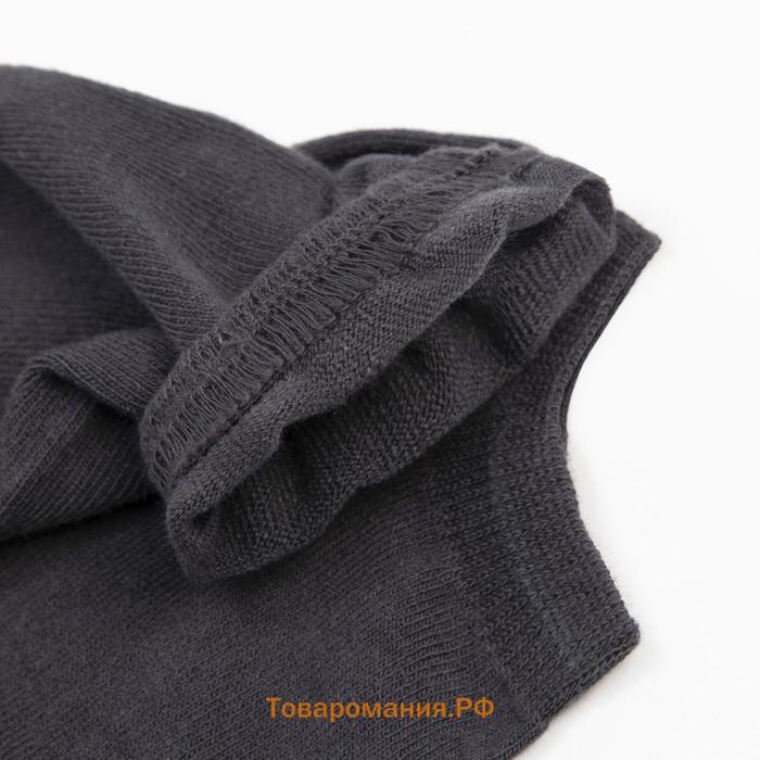 Носки мужские укороченные MINAKU цвет графит, размер 40-41 (27 см)