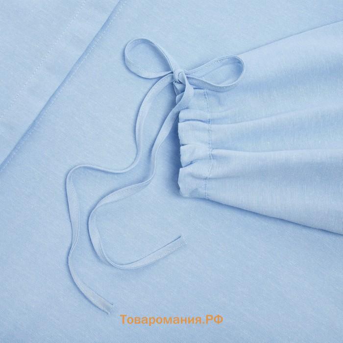 Костюм женский (блузка, шорты) MINAKU: Casual Collection цвет голубой, размер 42