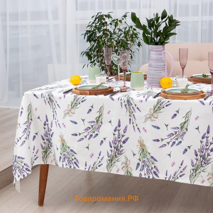 Скатерть "" Lavender 149х250 см, 100% хлопок, саржа 190 г/м2