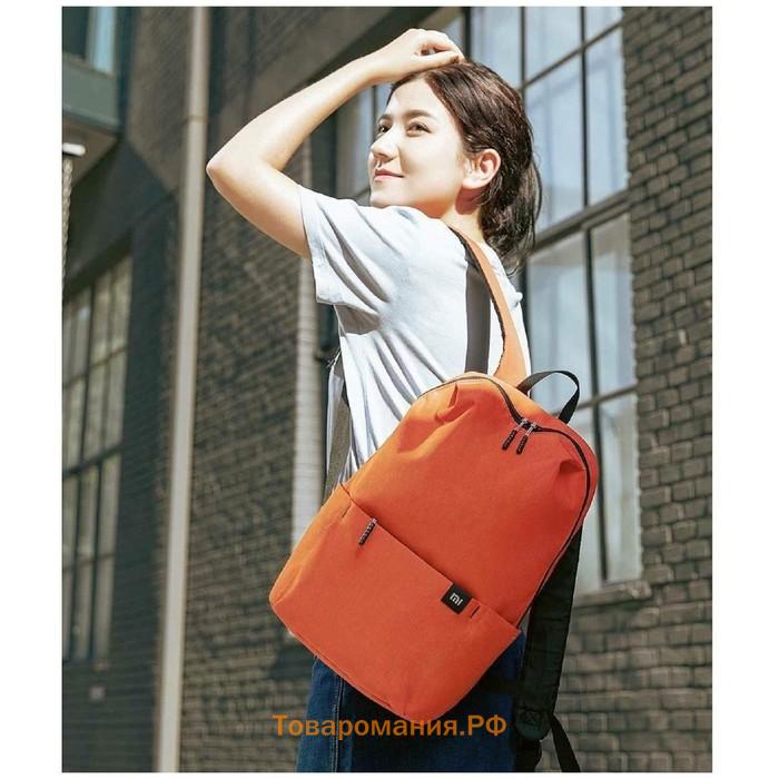 Рюкзак Xiaomi Mi Casual Daypack (ZJB4148GL), 13.3", 10л, защита от влаги/порезов,оранжевый