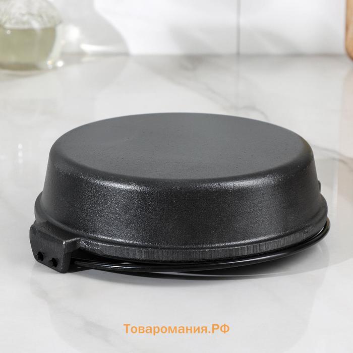 Котелок, 20×5.5 см, с ручкой, чугун