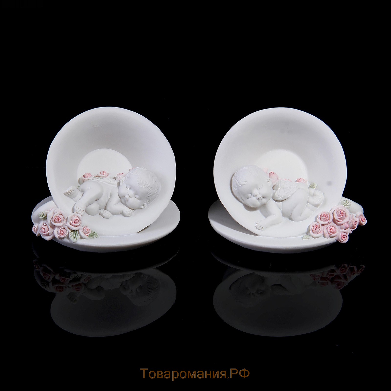 Фигурка полистоун «Ангел спит в кружке», 10×9.5×9.5 см