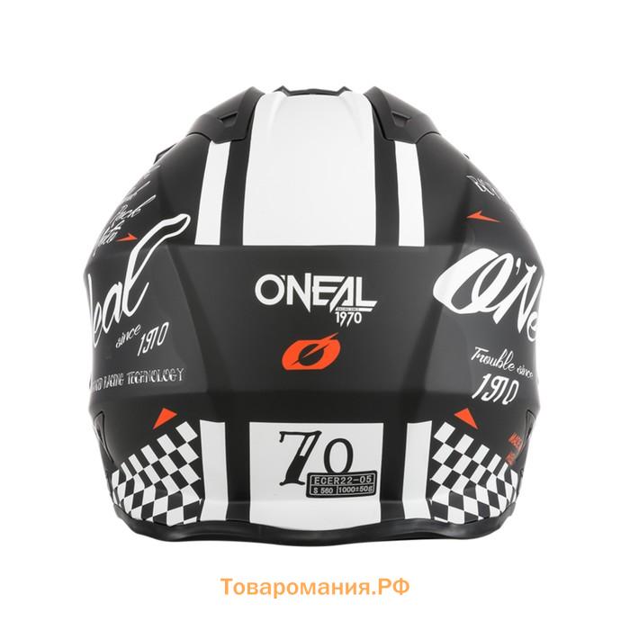 Шлем открытый O'NEAL SLAT TORMENT, матовый, размер L, черный, белый