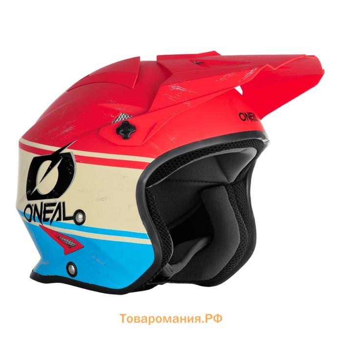 Шлем открытый O'NEAL SLAT VX1, матовый, размер L, красный, синий
