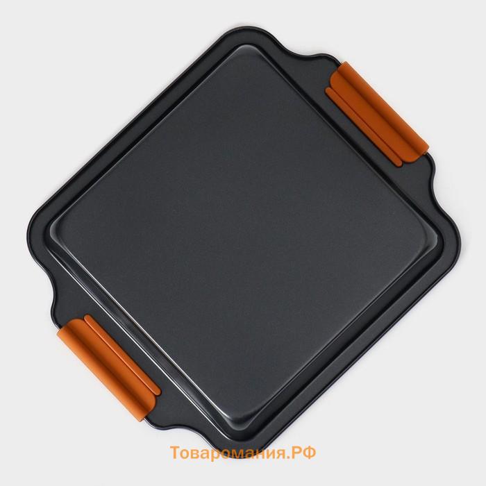 Противень для выпечки Magistro French Bakery, 27×22.5×4 см, антипригарное покрытие