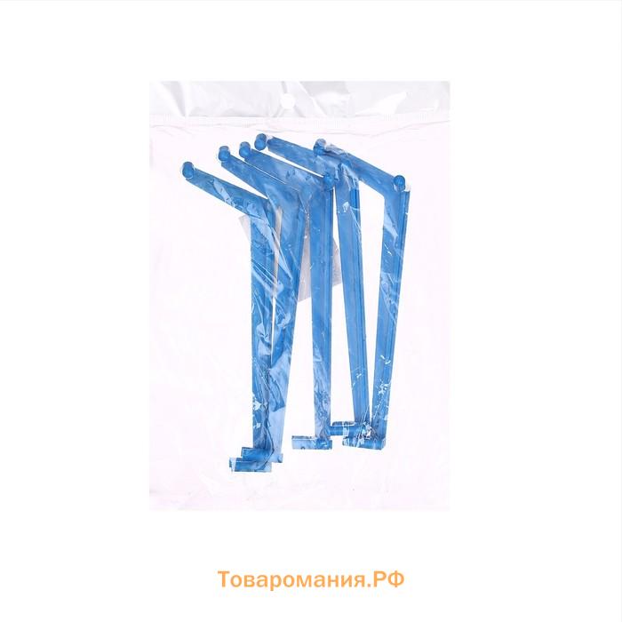 Веткодержатель, h=13 см, подпорка для деревьев, голубой, Greengo