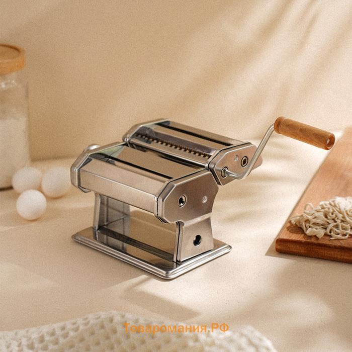 Лапшерезка ручная SL Home «Оливковая роща», 21×15×13.5 см, нержавеющая сталь, серебристая