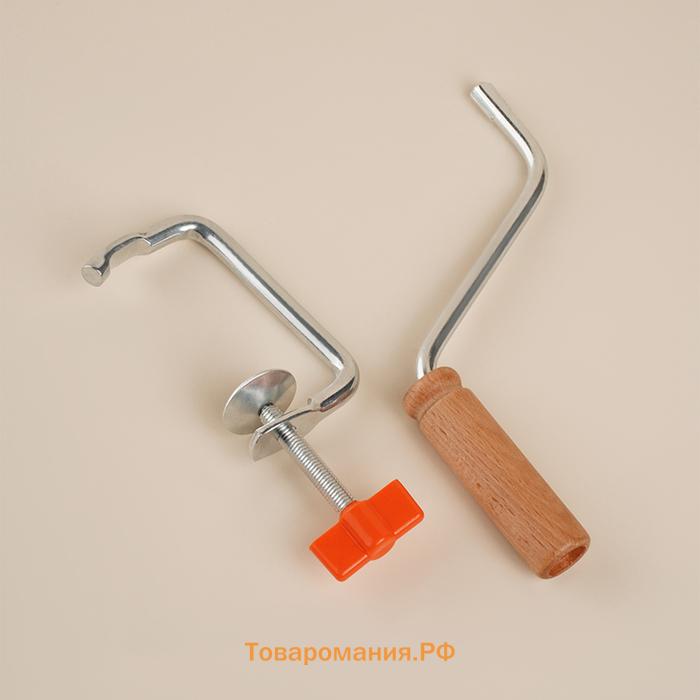 Лапшерезка ручная SL Home «Оливковая роща», 21×15×13.5 см, нержавеющая сталь, серебристая