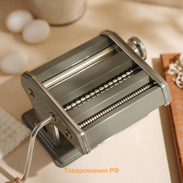 Лапшерезка ручная SL Home «Оливковая роща», 21×15×13.5 см, нержавеющая сталь, оливковая