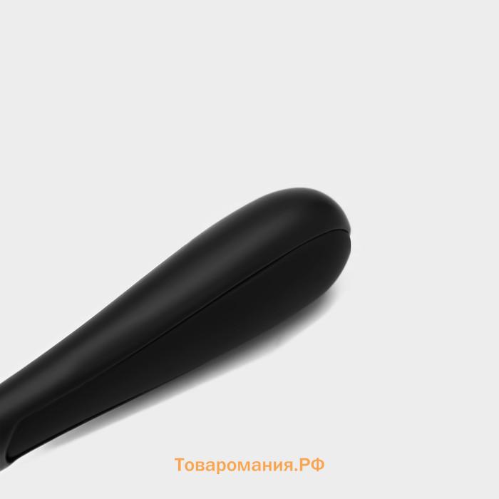 Ложка для мороженого Magistro Vantablack, 16.5×3.8 см, чёрная