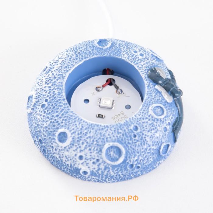 Фигурка светящаяся RISALUX «Скаты», LED-ночник, 1 Вт, USB, 6×6×8см