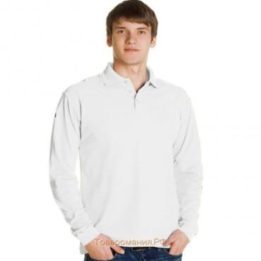 Рубашка мужская, размер 48, цвет белый