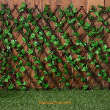 Ограждение декоративное, 120×40 см, «Виноград», Greengo