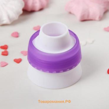Адаптер для кондитерского мешка , для насадки d=3.7 см
