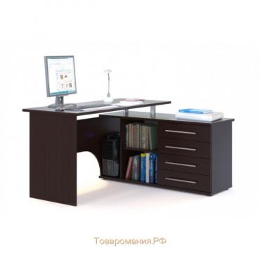 Компьютерный стол «КСТ-109», угловой, правый, цвет венге