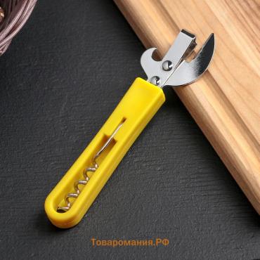 Открывашка-штопор  «Польза», 14.5 см, МИКС