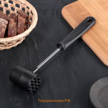 Молоток для мяса  «Круг», 25 см, чёрный