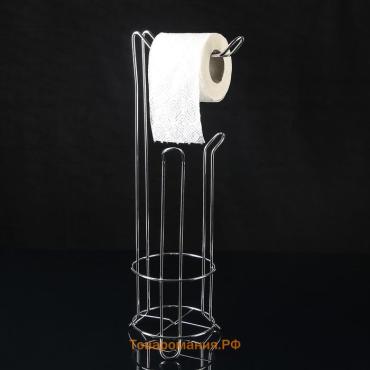 Держатель - стойка для туалетной бумаги , 14.5×15×48 см